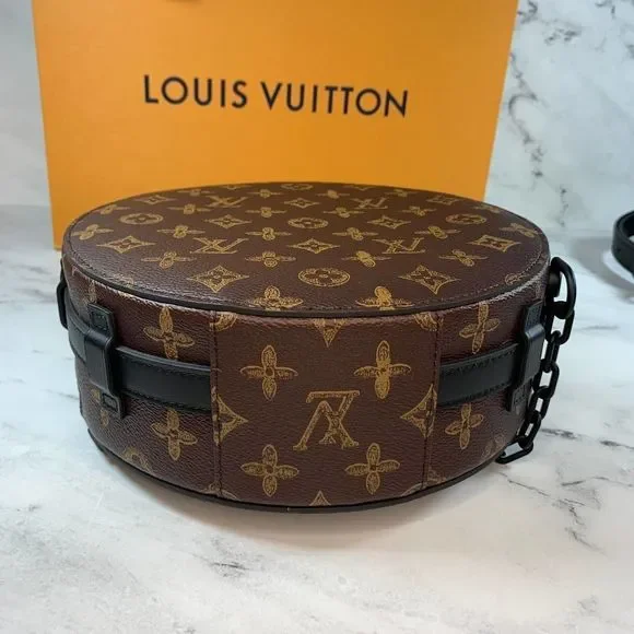 Louis Vuitton Wheel box bag Virgil Abloh N°7 Monogram LV round SS22 Rare No 7 - Picture 13 of 14